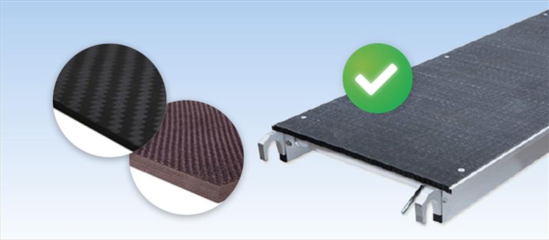 De loopplanken van uw rolsteiger platformen in top conditie