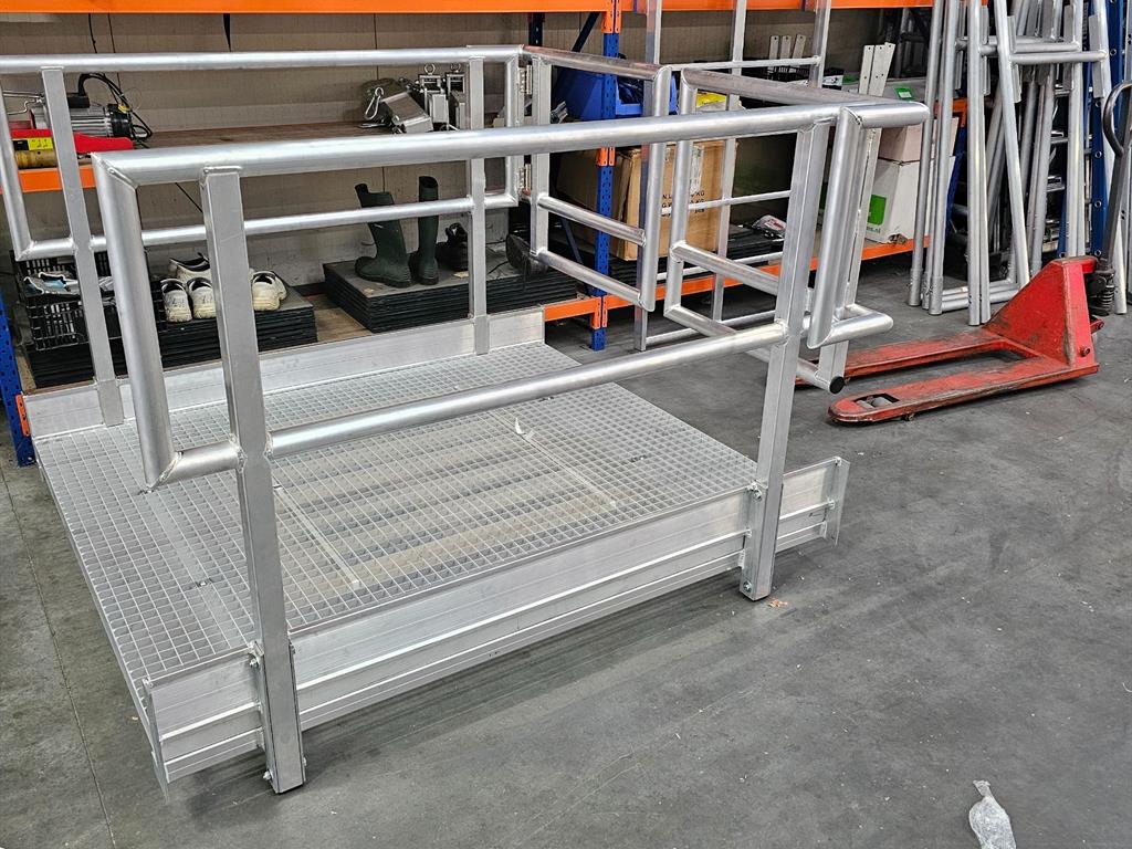 Afdichtings Platform voor een tank met deksel ( Aluminium )