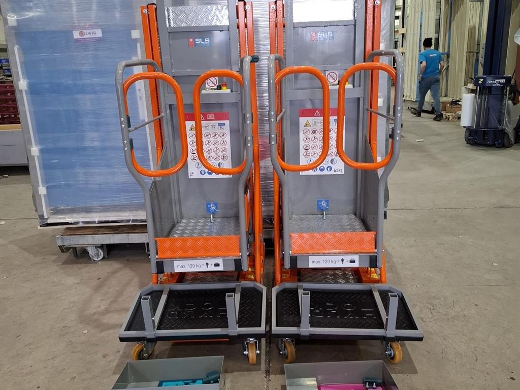 Op maat gemaakt Eenpersoons hoogwerker Up Lift 5 - 2 stuks afgeleverd.