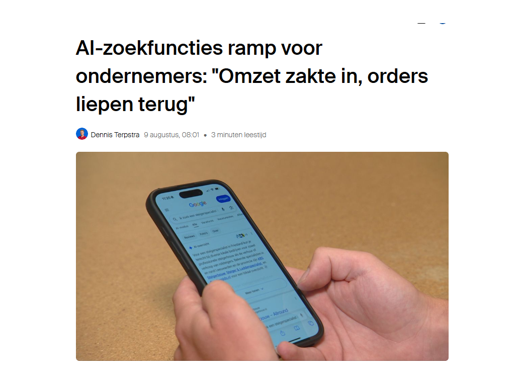 AI verandert hoe we zoeken  Steiger & Ladderspecialist verandert mee!.