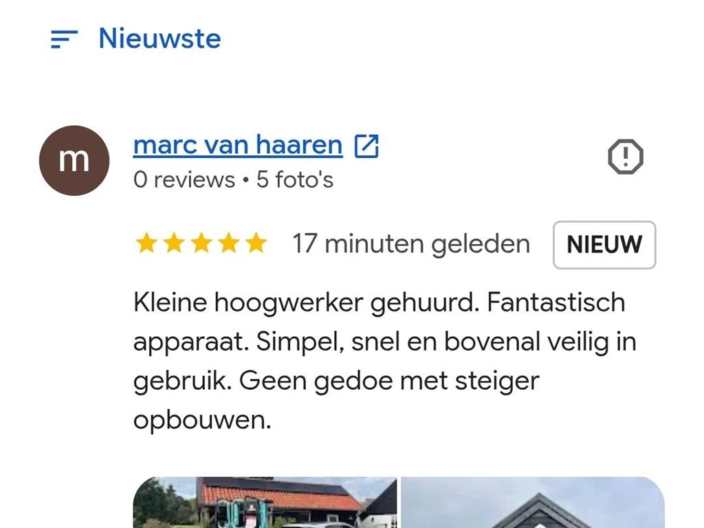 Een raamkozijn schilderen? Deze klant koos voor de UP Lift 5 Carry