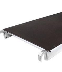 Rolsteiger platform hout zonder luik 190-250-305-400 cm
