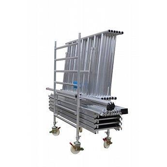 Rolsteiger transportbeugels met rolsteiger gevuld.