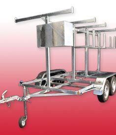 Rolsteiger aanhanger dubbel-asser 
