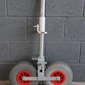 Rolsteigerwiel Ruwterrein dubbel diam 200 mm super handig.
