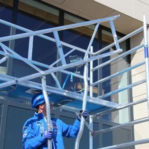 Voorloopleuning rolsteiger steiger ladderspecialist