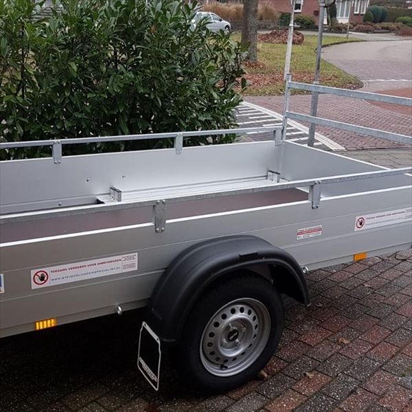 Aanhanger met rijplaten (per week)
