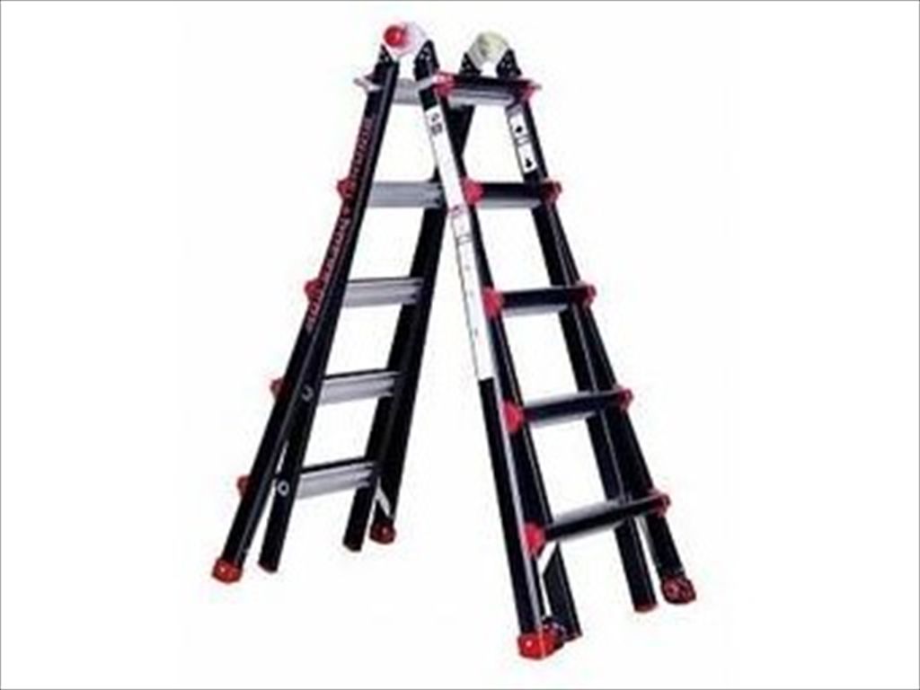 Bigone_4 x 5 treeds lelescopische ladders
