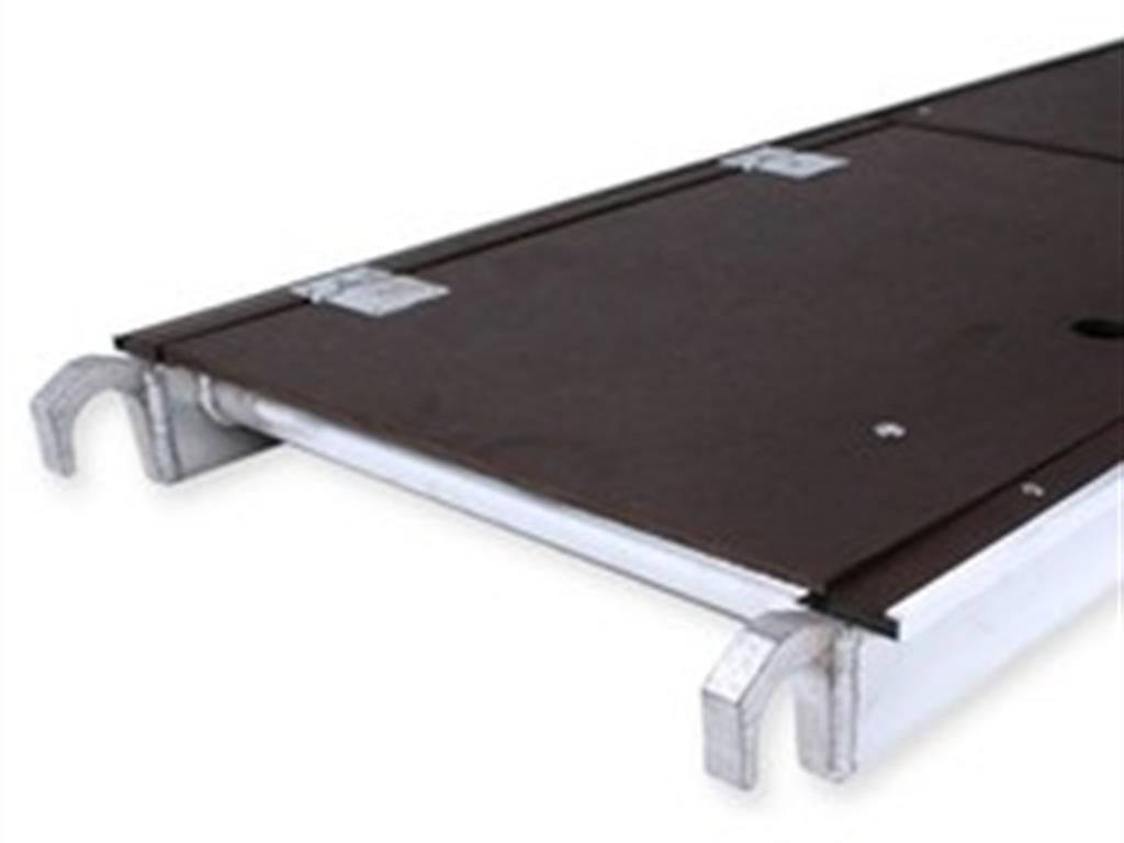 Rolsteiger platform met luik uitgevoerd 60 x 190 cm.