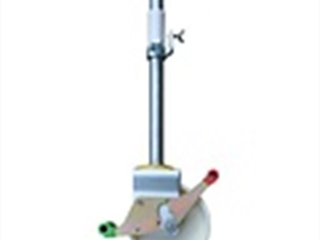 Dubbelgeremde Rolstegierwielen diam 200 mm.