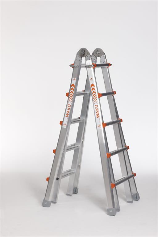 Waku Waku Telescopische ladders 4 x 5 treden