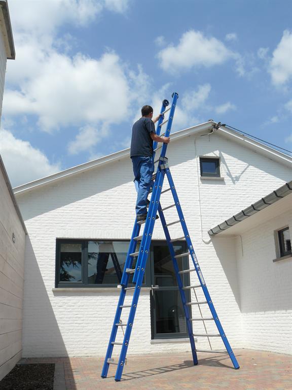 DAS Atlas blauwe 3-delige ladder