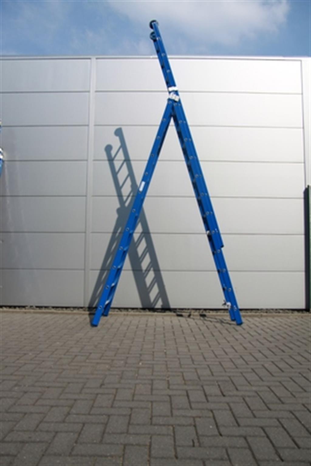 DAS Atlas blauwe 3-delige ladder