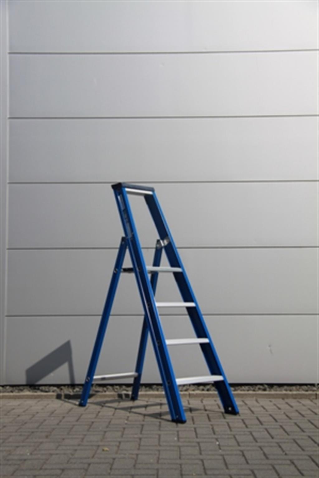 DAS Hercules bordestrap blauw, enkel oploopbaar - 4 treeds