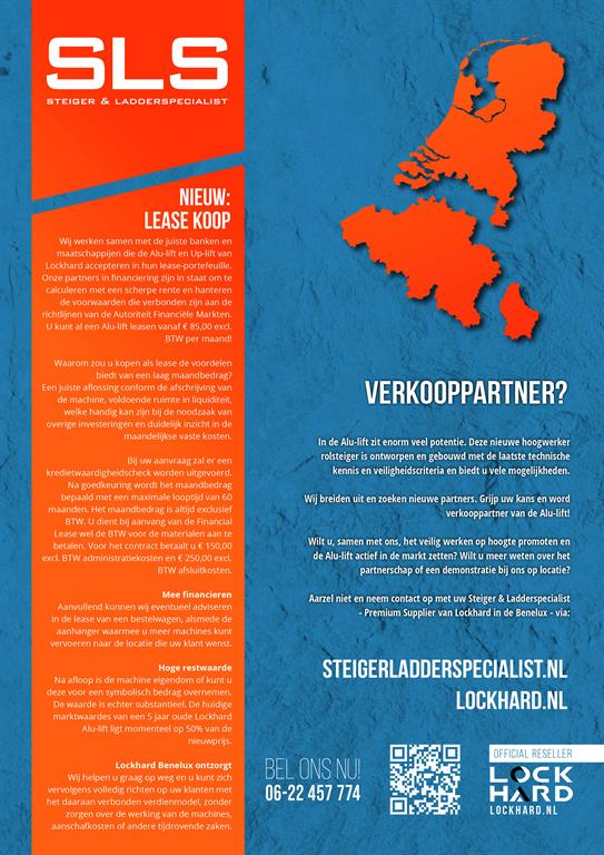FINANCIAL LEASE RSS-Dakrandbeveiliging schuine en platte daken- Lease koop RSS