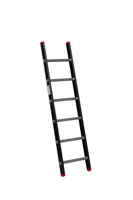 Alpine enkele ladder met ladderhaken 1 x 6 treden - SLS