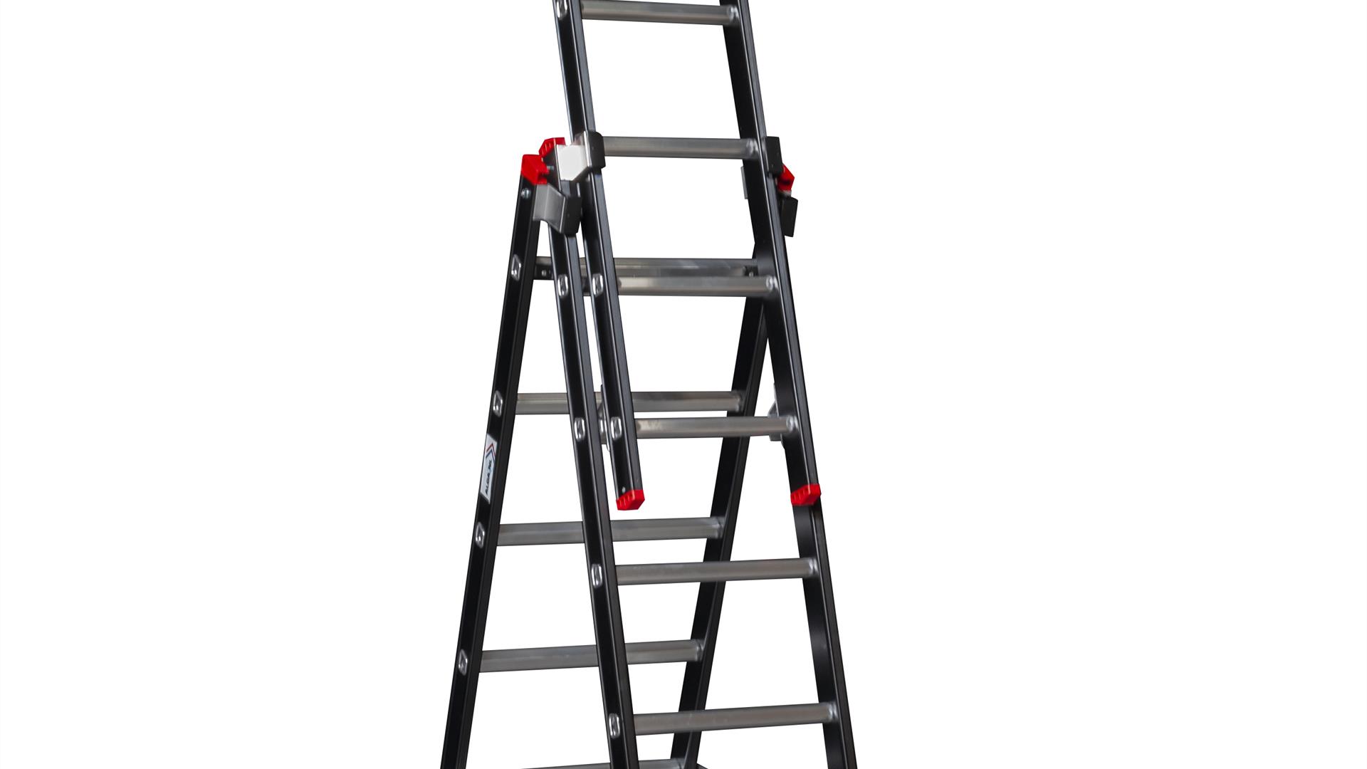 zeven buffet bijzonder Manhattan Reformladder 3 delig | Steiger & Ladderspecialist