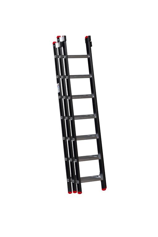 Empire Opsteekladder 3 delig met ladderhaken 3 x 7 treden