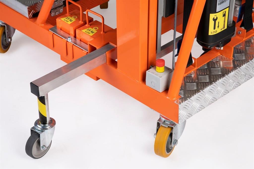 Hoogwerker Up Lift 5 XS HD 120 kg 44 x 46 cm werkhoogte 5 meter-stabs met wielen