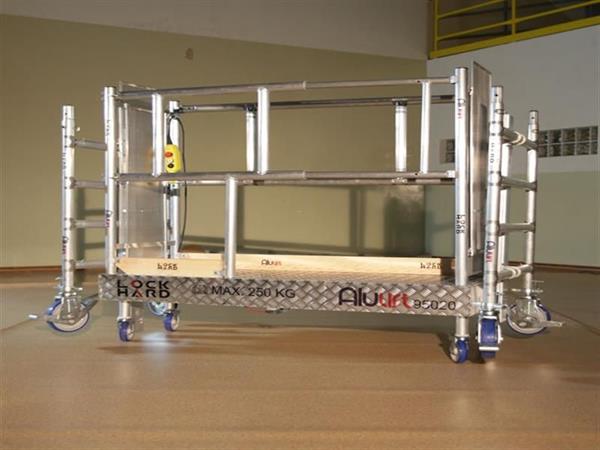 Rolsteigerlift hoogte 1200 cm Wh 1400 cm