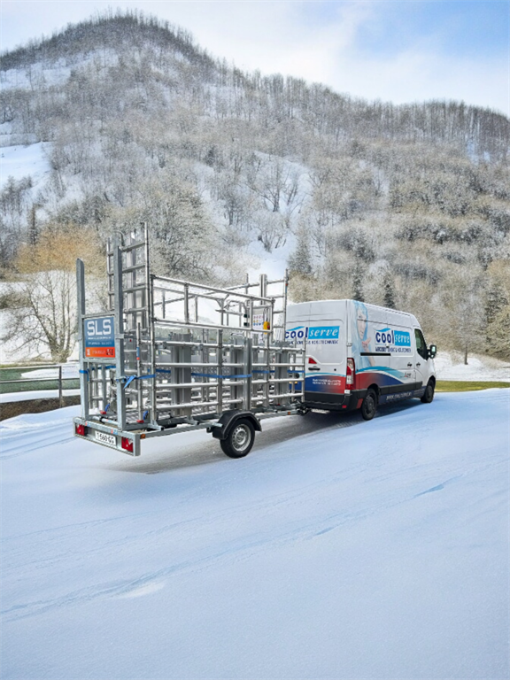 Rolsteigerlift Afsluitbare aanhanger geschikt voor Type S & M erg handig