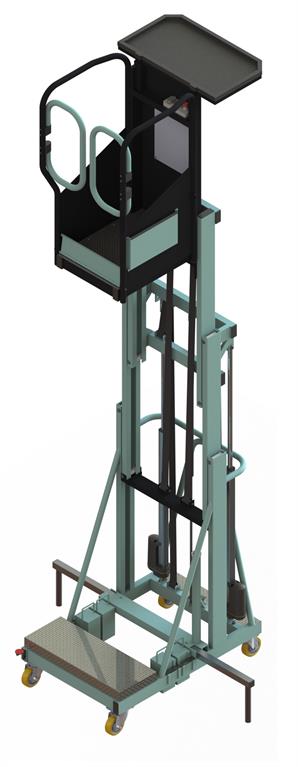 Up Lift 5 140 Carry Hoogwerker hoogste stand.