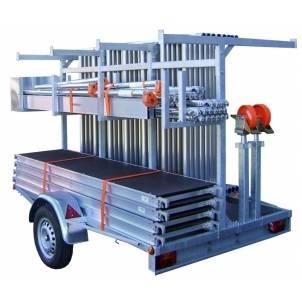 rolsteigeraanhanger compleet met rolsteigers