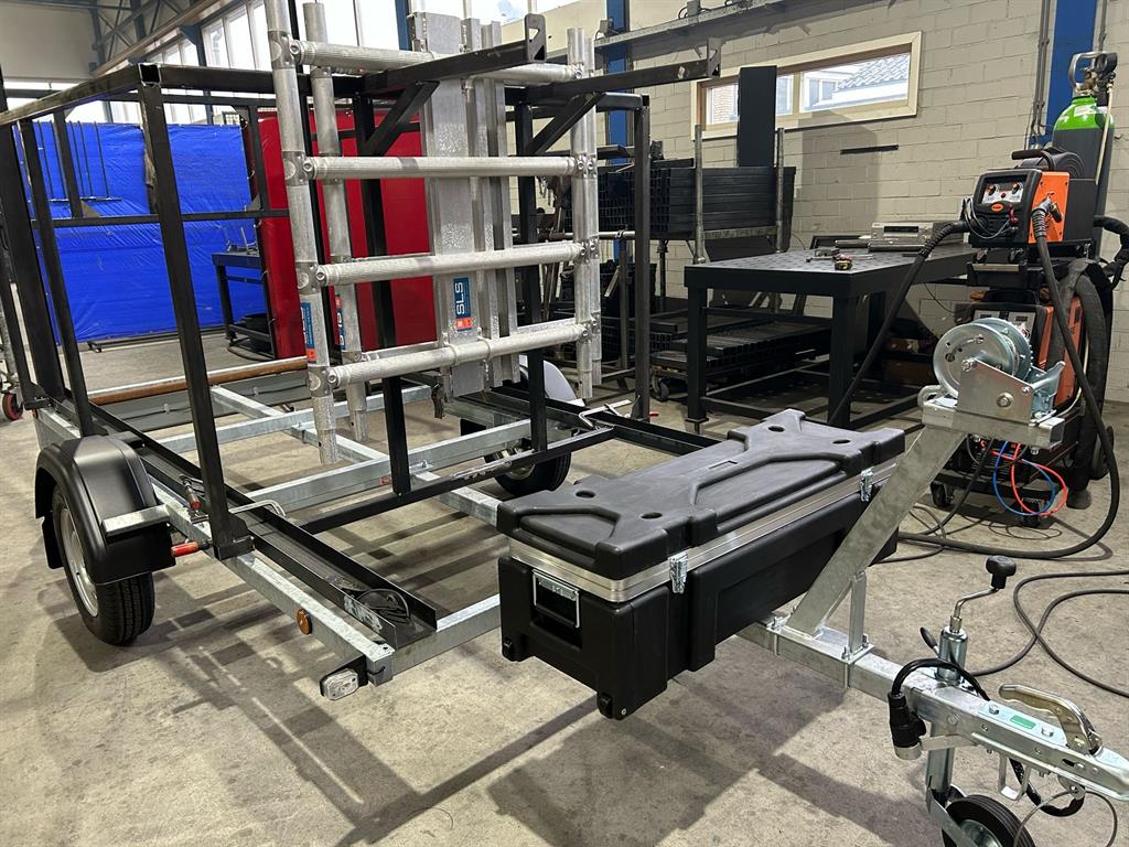 Rolsteigerlift aanhanger geschikt voor Type L met lier systeem