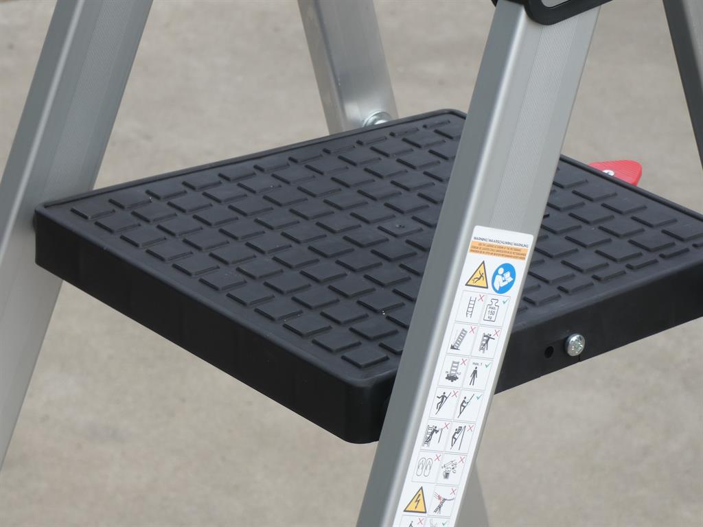 Handyman enkel oploopbare professionele huishoudt trap met groot staplatform