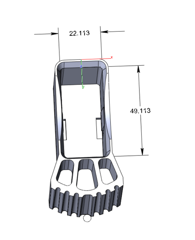 insidepocket - Ladder Stabilisator einddoppen 50 x 20 mm