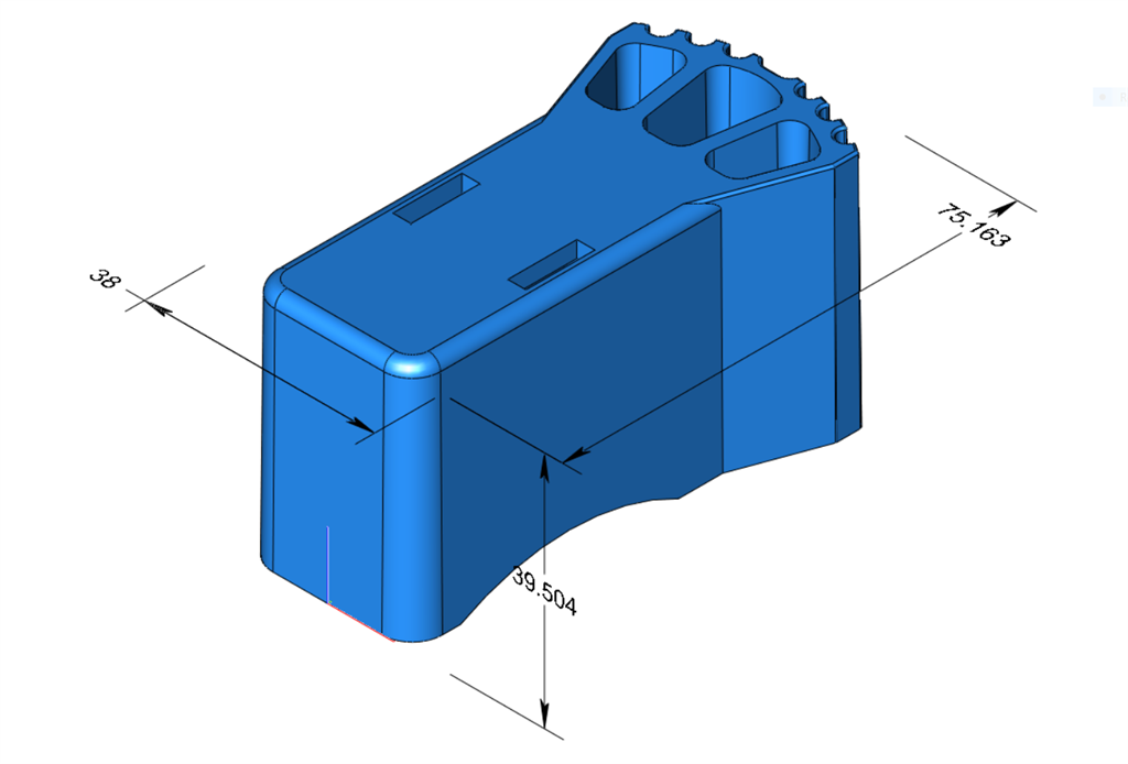 isometric-Ladder Stabilisator einddoppen 50 x 20 mm