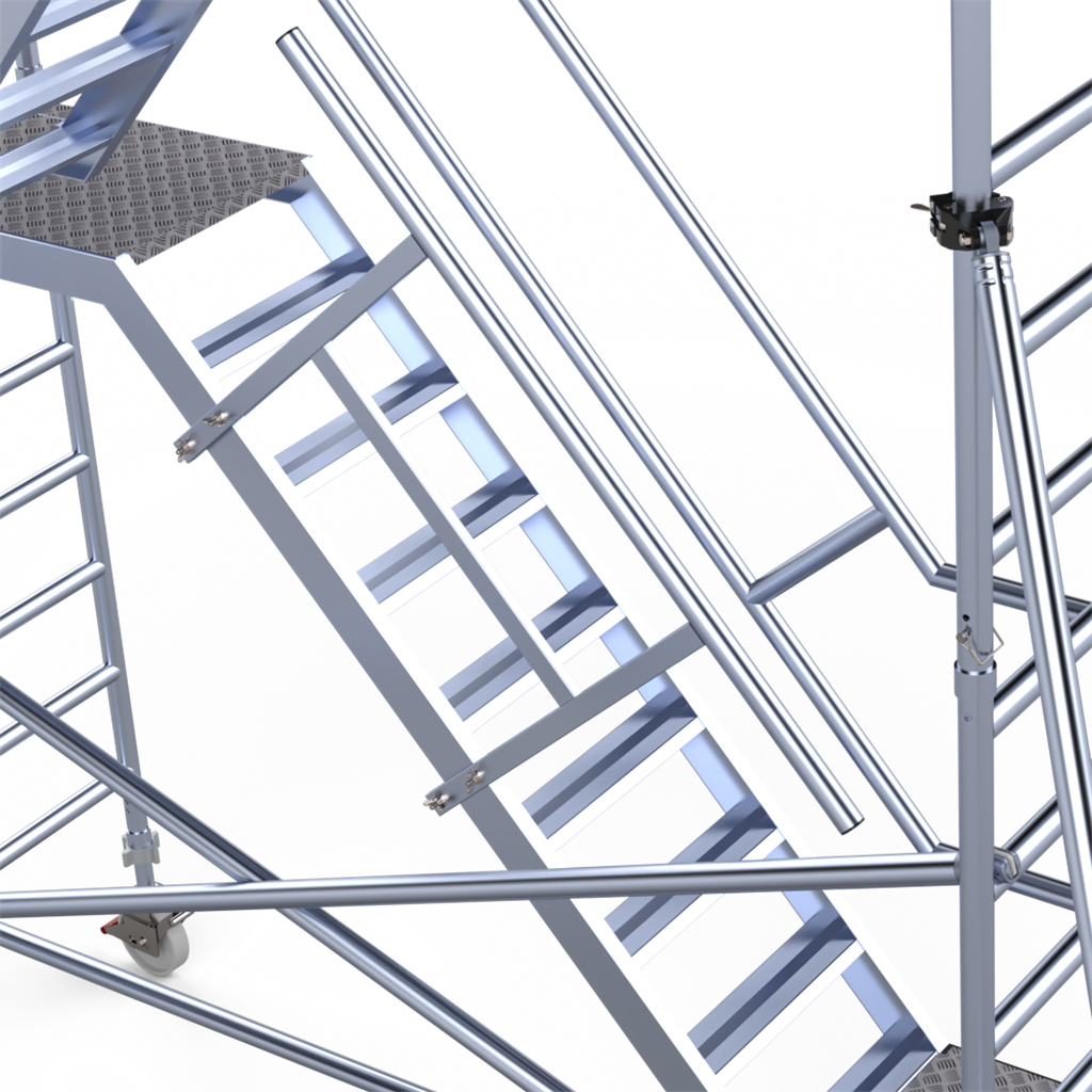 Trappentoren rolsteiger 135x250 12,2m werkhoogte