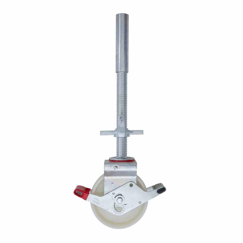 Steiger wiel met stalen spindel 200 mm-Steiger & Ladderspecialist