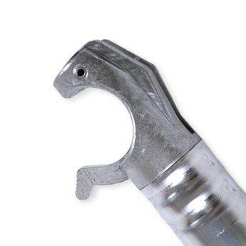 Kamersteiger 135 x 190 cm werkhoogte 5,7 meter-Diagonaal schoor 190 cm