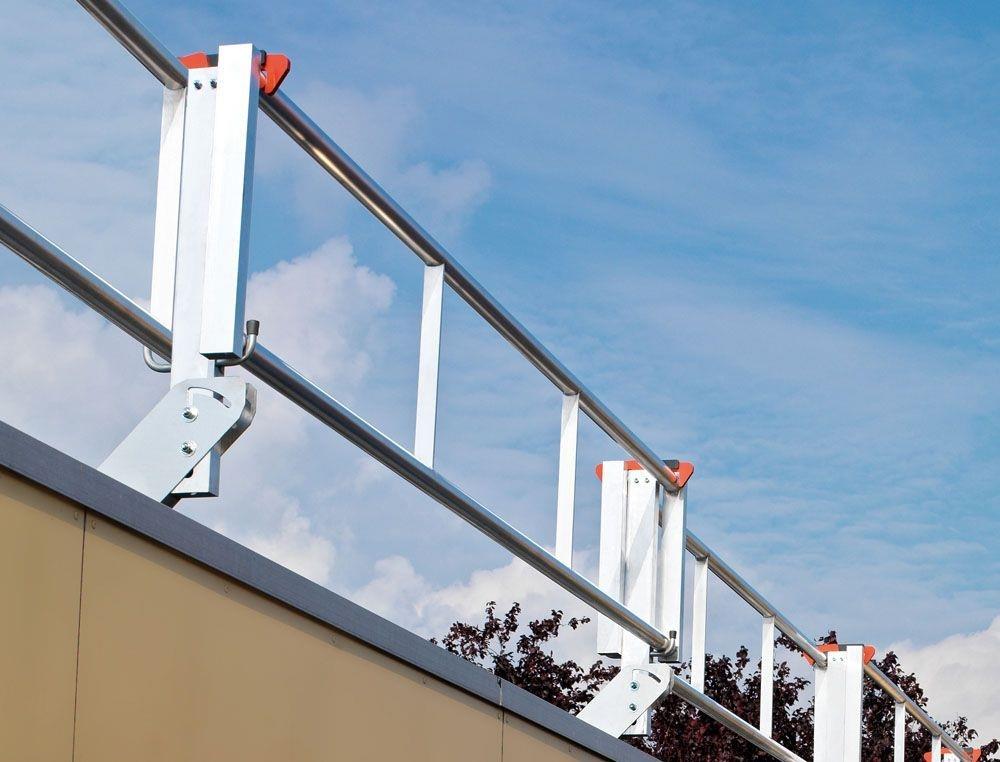 RSS dakrandbeveiliging plat dak Compact ( 60)-project in uitvoering