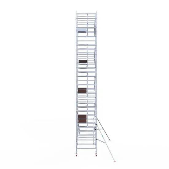 Euroscaffold aluminium rolsteiger 10 meter met voorloopleuning
