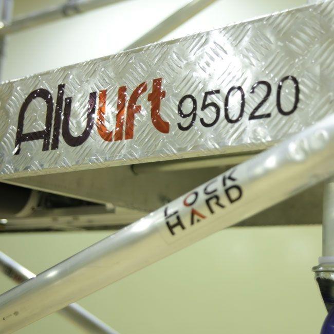 Elektrische Kamersteigerlift Type S werkhoogte 4 meter-de Alulift