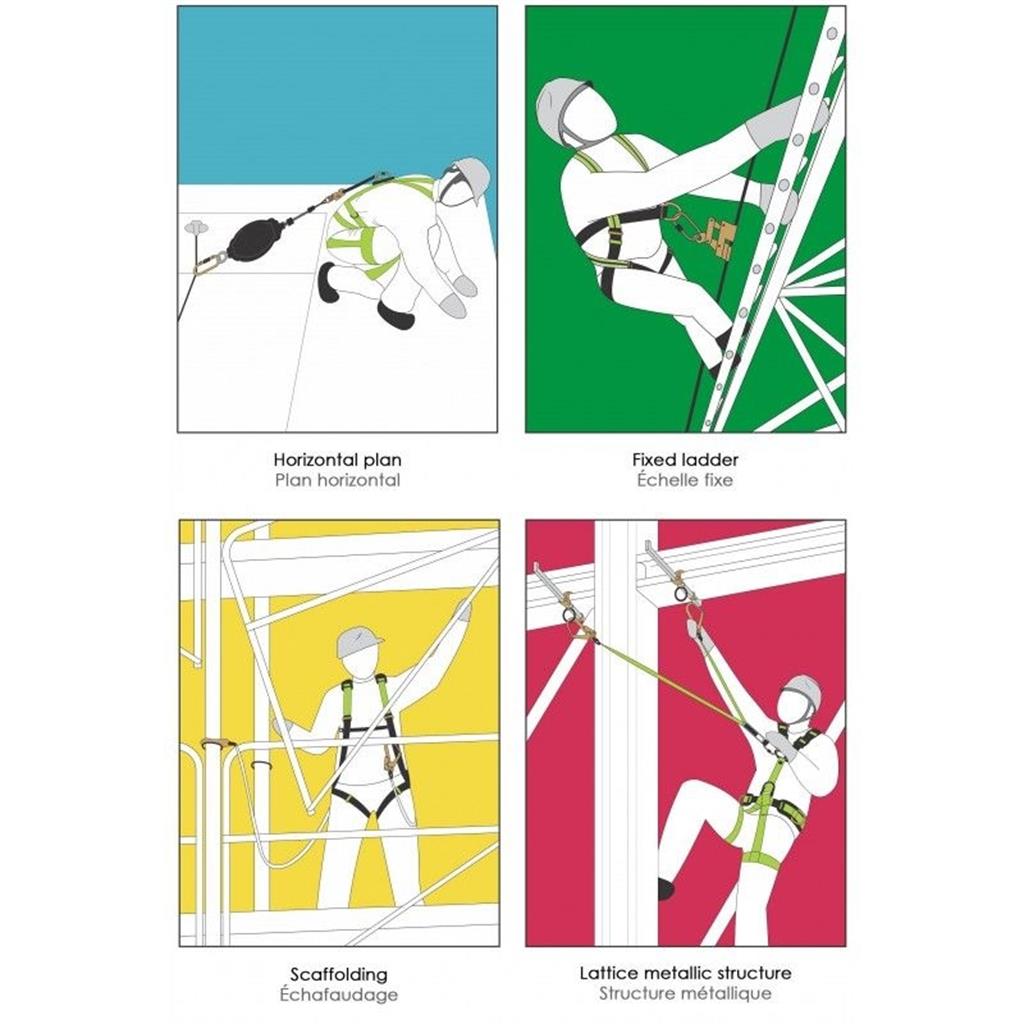 hopeforkedenergyabsorbingexpandablelanyard150mtrwithconnectorsfa5010117andfa5020755