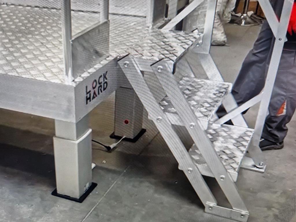 Elektrisch Aangedreven Platform van Lockhard- verstelbare oploopbare trap