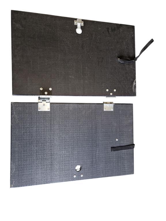 Platform luik Carbon uitvoering 190 - 250 - 305 cm