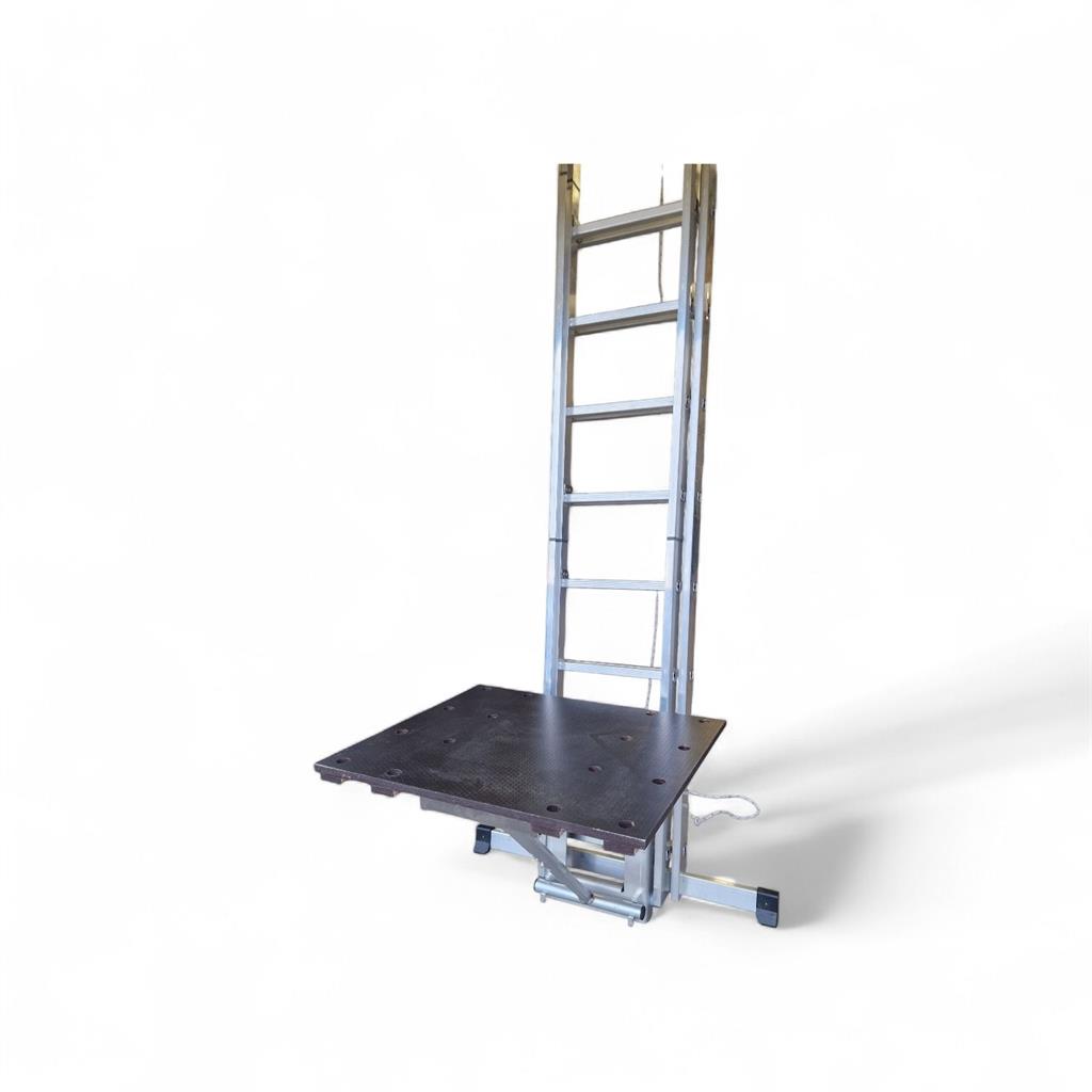 Ladder met liftsysteem = De Lichte Ladderlift 