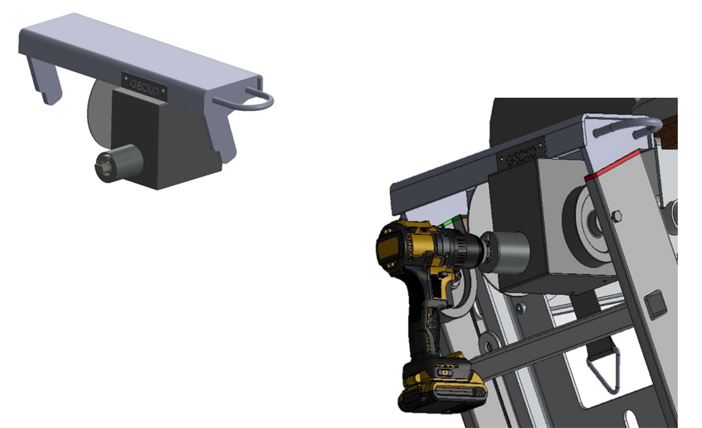 Ladder met liftsysteem = De Lichte Ladderlift 