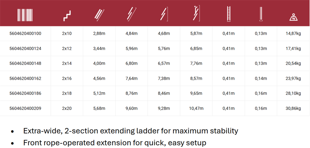 Ladder met liftsysteem = De Lichte Ladderlift 