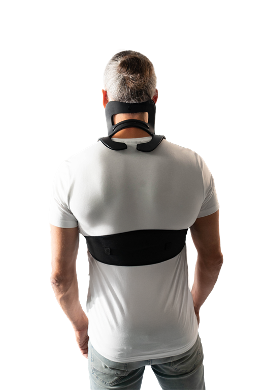 skelexnecksupportchest - achter zijde
