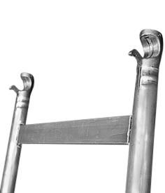 Rolsteiger dubbele horizontaal schoor 190 250 305 cm