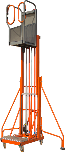 Hoogwerker Up Lift 5 120-200 KG werkhoogte 5 meter-met stabilisators